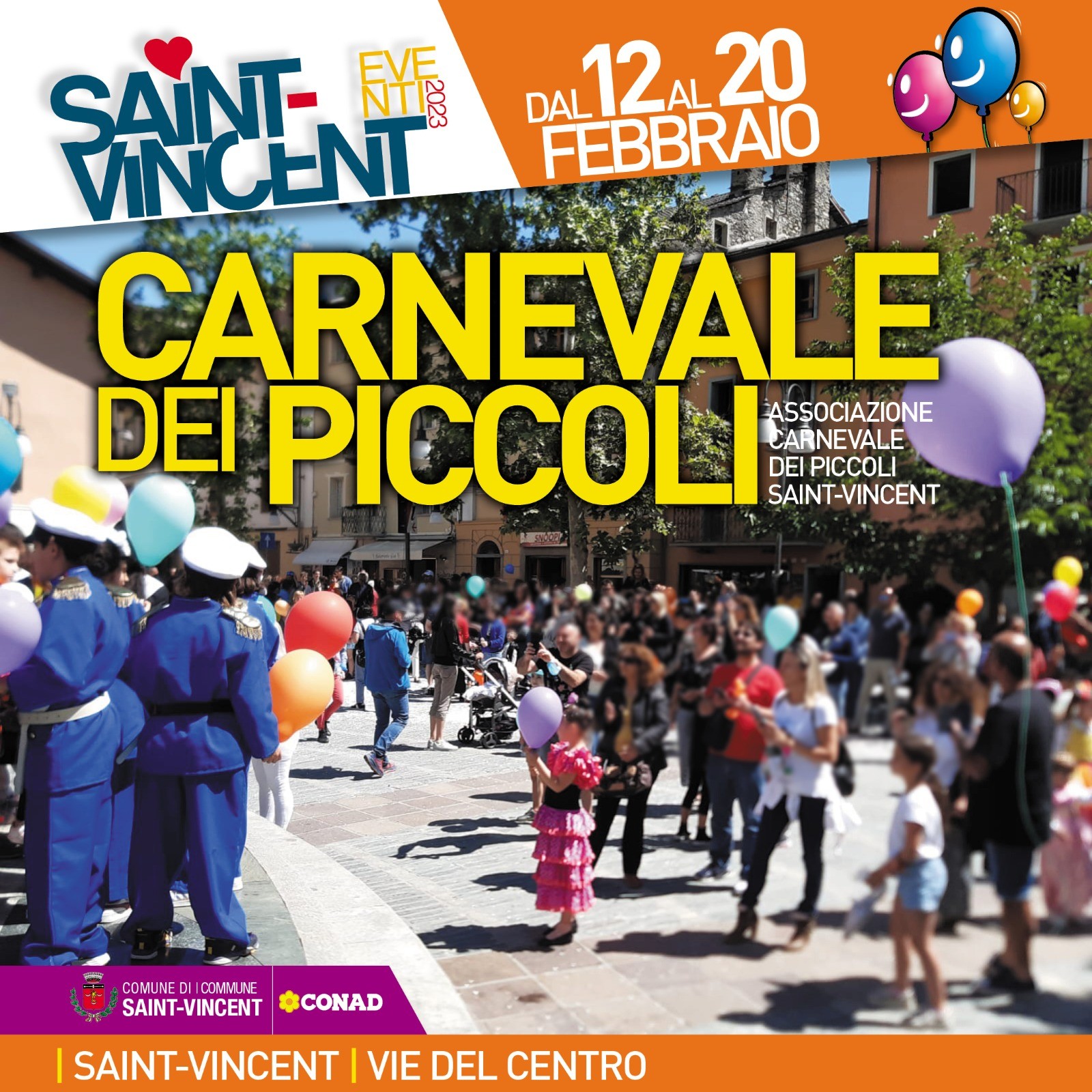 Il 12 febbraio torna il Carnevale dei Piccoli di Saint-Vincent